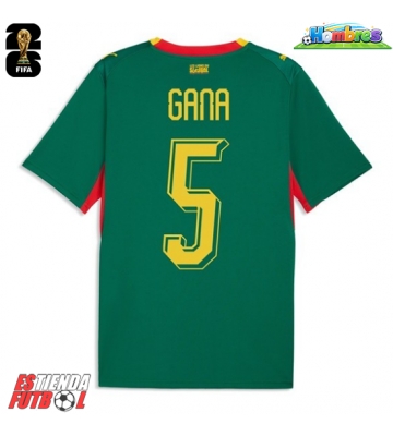 Senegal Idrissa Gueye #5 Segunda Equipación Mundial 2026 Manga Corta